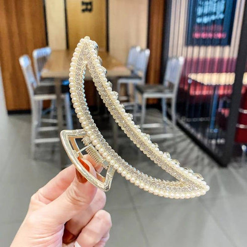 Crystal Metal Hair Claw